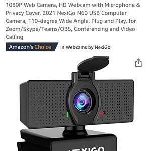 nexigo 1080p web camera (HD)